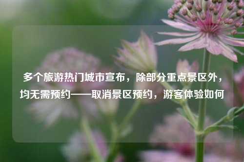 多个旅游热门城市宣布，除部分重点景区外，均无需预约——取消景区预约，游客体验如何