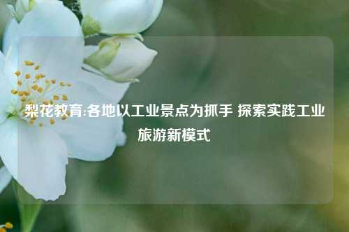 梨花教育:各地以工业景点为抓手 探索实践工业旅游新模式
